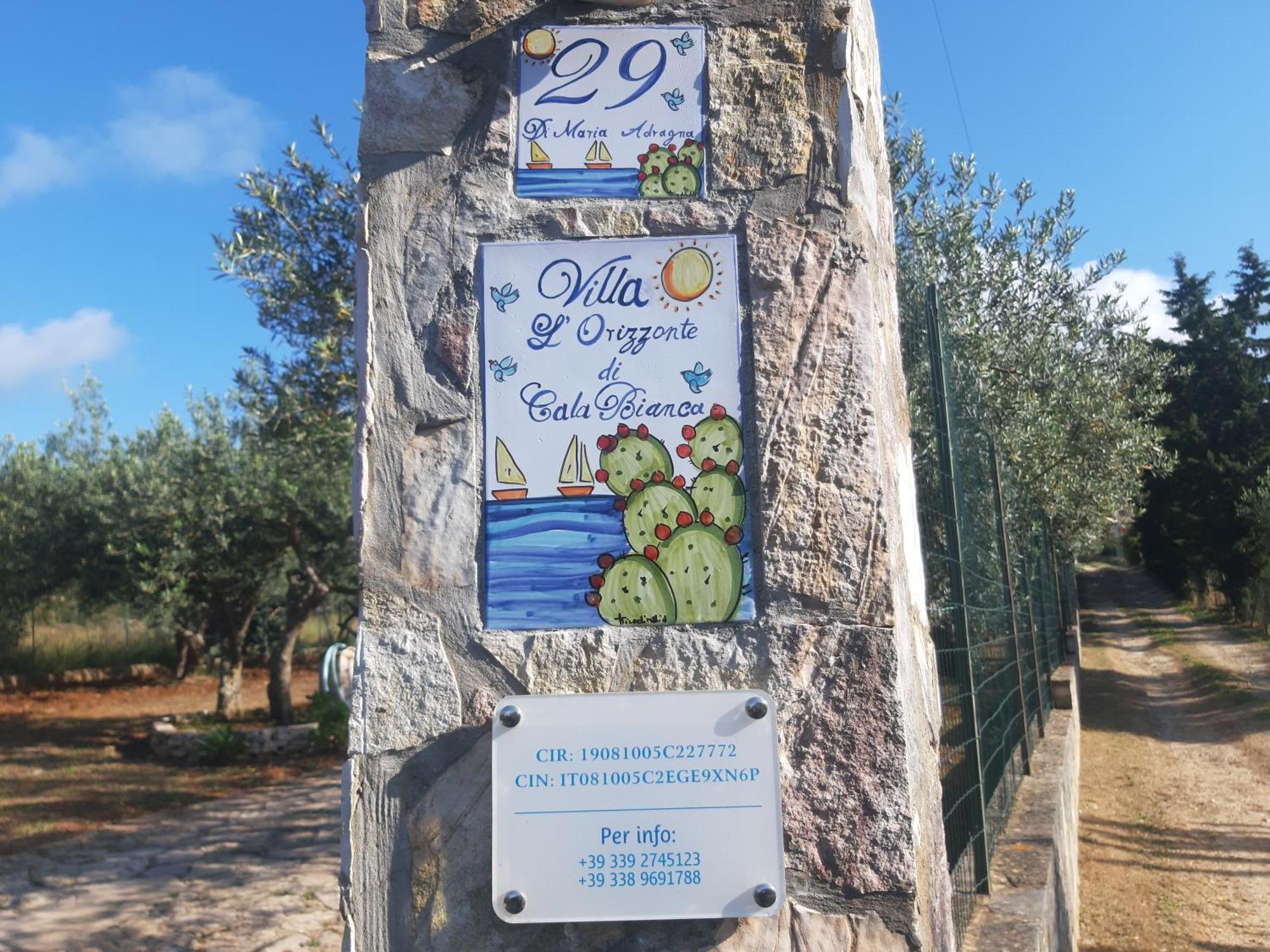 Villa L'Orizzonte Di Calabianca Castellammare del Golfo Exteriér fotografie